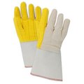Magid MultiMaster 18 oz Double Palm Gloves with Gauntlet Cuff, 12PK 64G